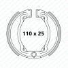 Yamaha TY 125 à 250 (bi) mâchoires Avant + TY 250 (Mono/59N) Arrière (Standard)