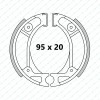 HONDA TLR 125 à 200 mâchoires Avant et Arrière (Standard)