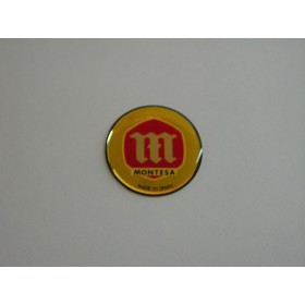 Montesa paire de pastilles de réservoir en relief (original) diam 5.6cm