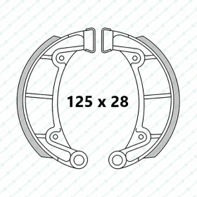 Montesa Cota 123 to 349 front brake shoes (Pro)