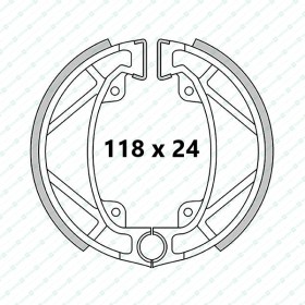 FANTIC 50 (FM268) Front and read brake shoes (Standard)