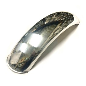 Short rear mudguard 18" Polished aluminium