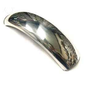 Short rear mudguard 18" Polished aluminium