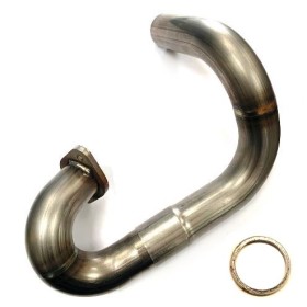 Yamaha TY 125, 175 stainless steel main exhaust manifold (long)