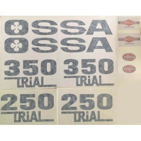 Ossa GOLD Tank and side panel sticker set