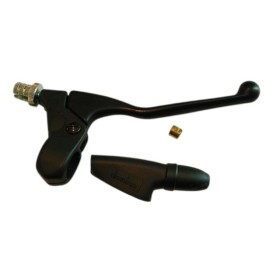 Domino brake lever and holder with rubber cover