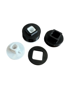 Yamaha TY 250 Dual-Shock Pair of Front Headlight Mounting Rubber Mounts 2