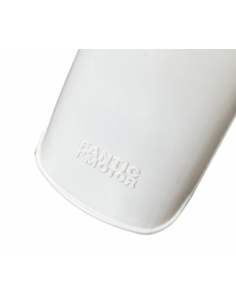 FANTIC garde-boue avant blanc avec logo incrusté 2