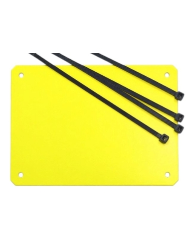 Alloy powder coated yellow front plate