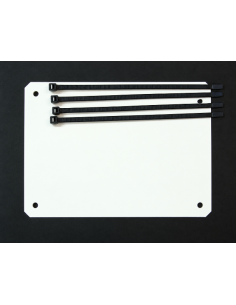 Plaque phare Aluminium laquée blanche (Epoxy)