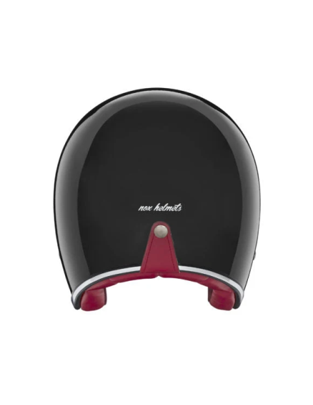 Jet Helmet NOX Gloss black – Retro Style