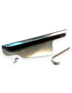 Aluminium left side chain guard with fixing