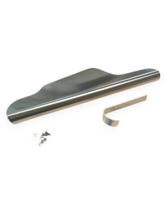 Aluminium left side chain guard with fixing 2