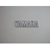 Yamaha logo réservoir TY250 type 434 ( 13.5 X 3.3cm)