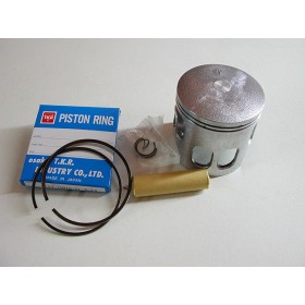 Yamaha 175 piston kit with clips, pin & rings diam 66.50mm
