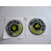 Bultaco  pair of tank stickers . diameter 5.7cm