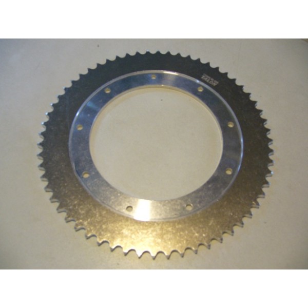 Bultaco Sherpa 125T Aluminium rear sprocket 60T link size 428, int diameter 140mm
