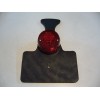 Universal rear light with rear number plate