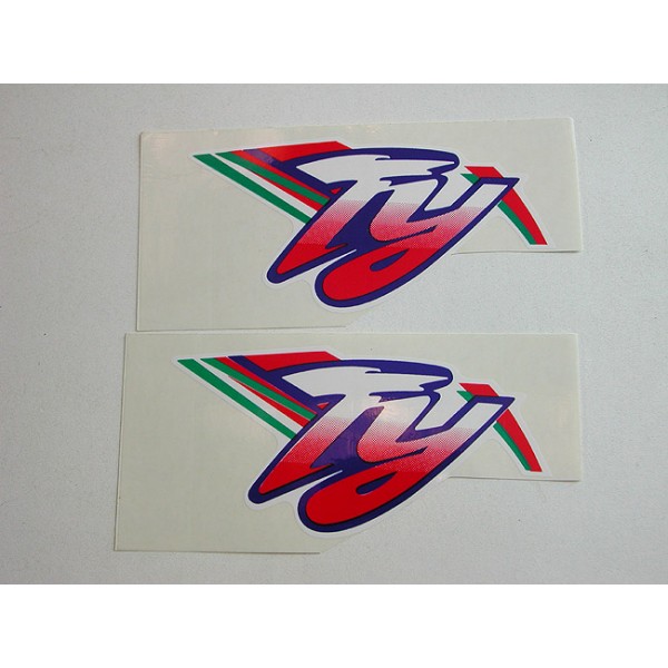 Yamaha original pair of monoshock stickers (15X7.5 cm)